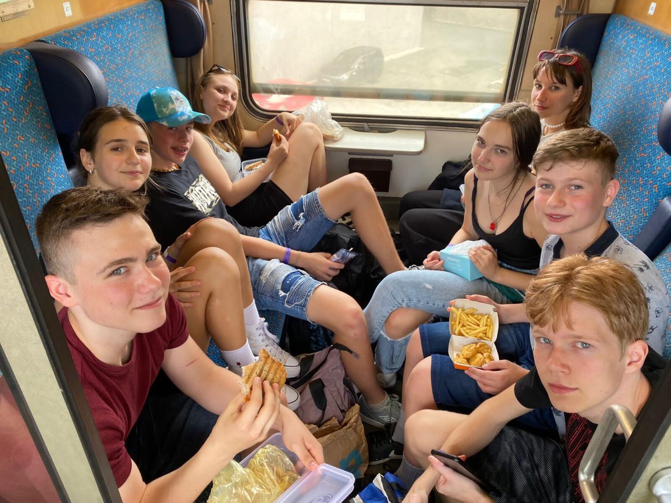 8. třída na výletě - 1