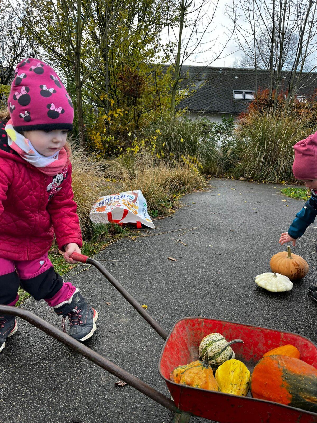 podzimní hry na zahradě - 6