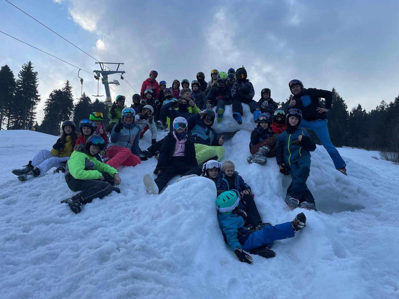 Lyžařský výcvik - čtvrtek - 1