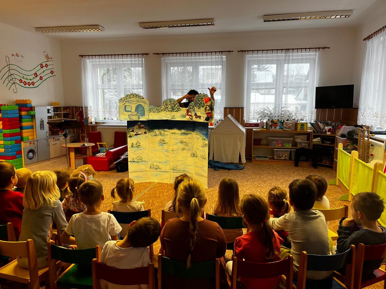 vánoční divadélko - 1