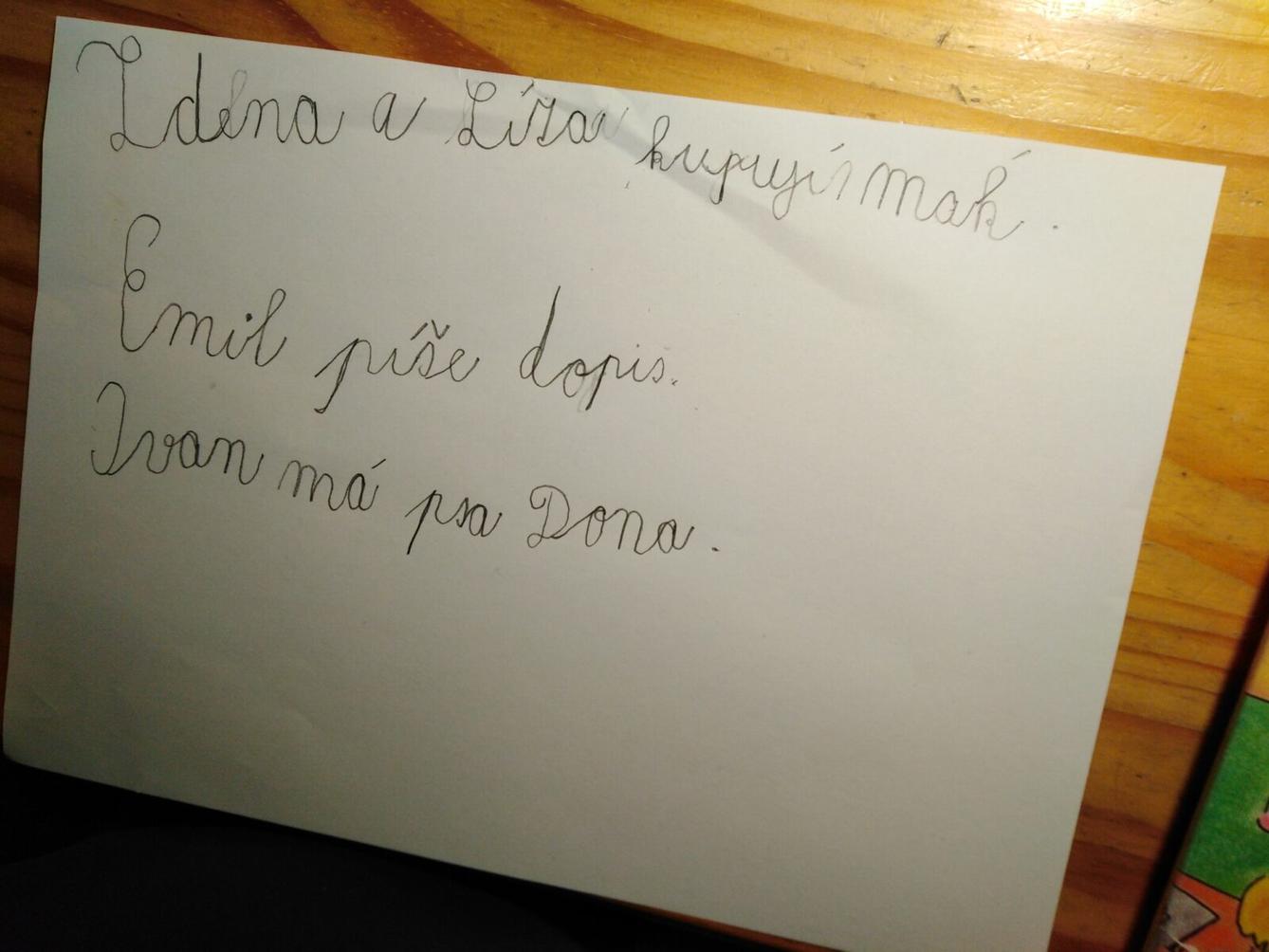 Domškoláctví u prvňáků - 7