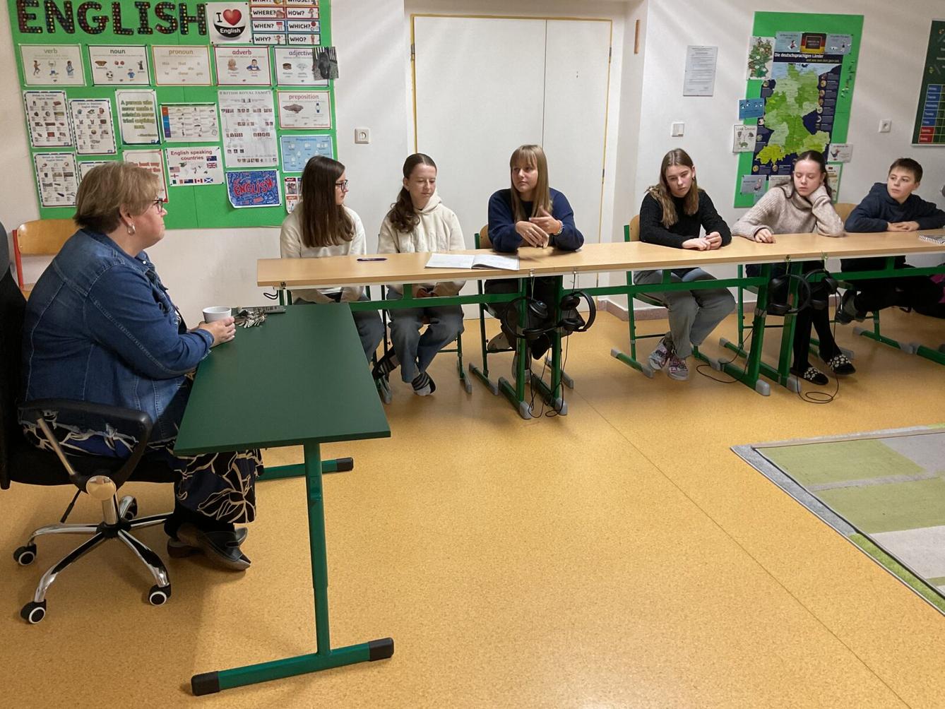 Setkání členů Žákovského parlamentu s paní ředitelkou - 7