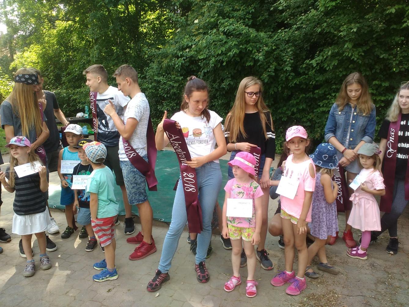 Návštěva předškoláků u deváťáků ve škole - 50