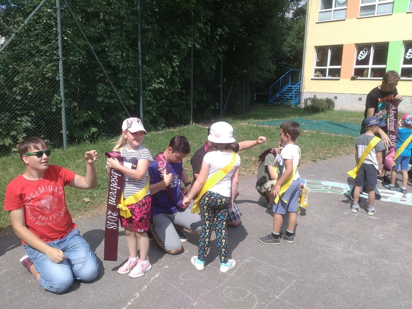 Návštěva předškoláků u deváťáků ve škole - 57