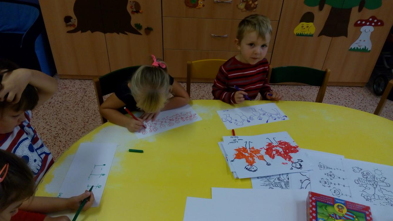 podzim u Klokánků I.- malujeme, tvoříme, hrajeme si - 44