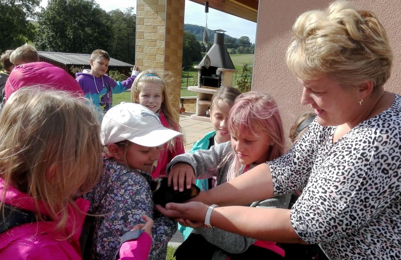 23. 9. Beseda o morčatech, 3. třída - 2