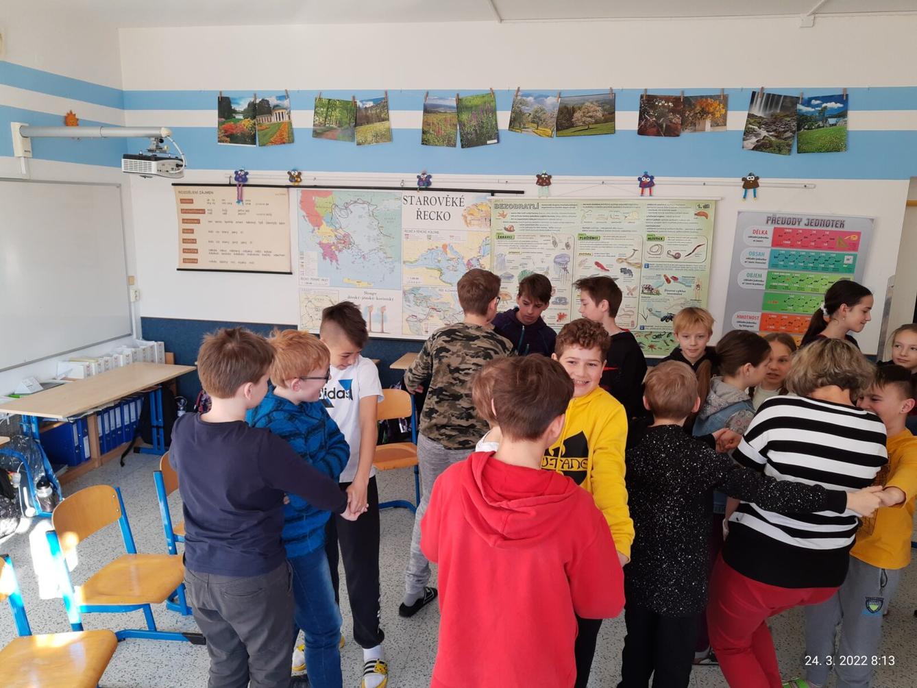 Před tabulí, za tabulí - program v 6. A - 2