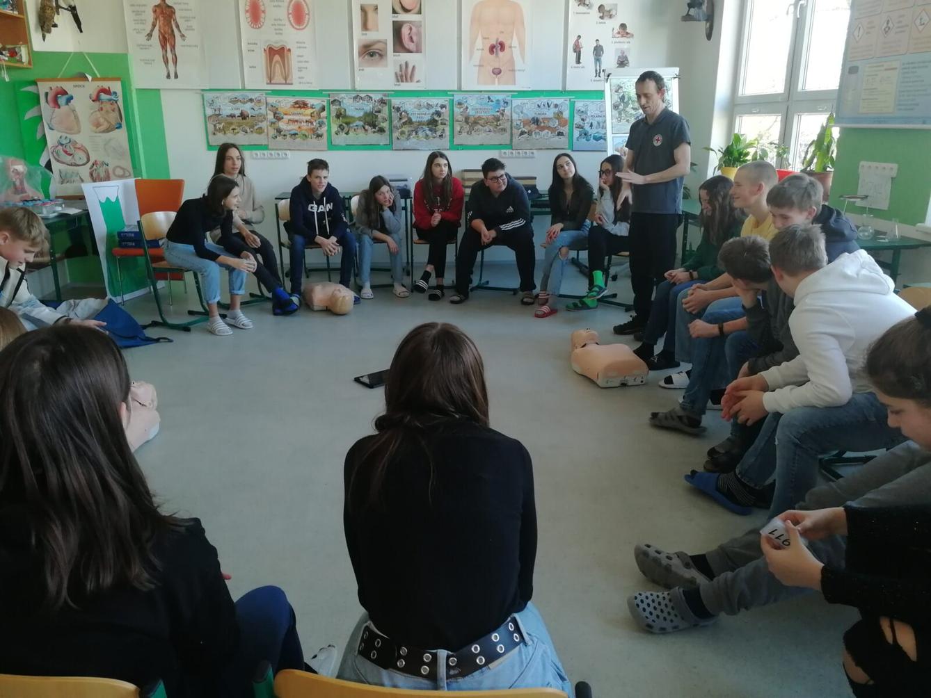 První pomoc v 8. třídě - 1