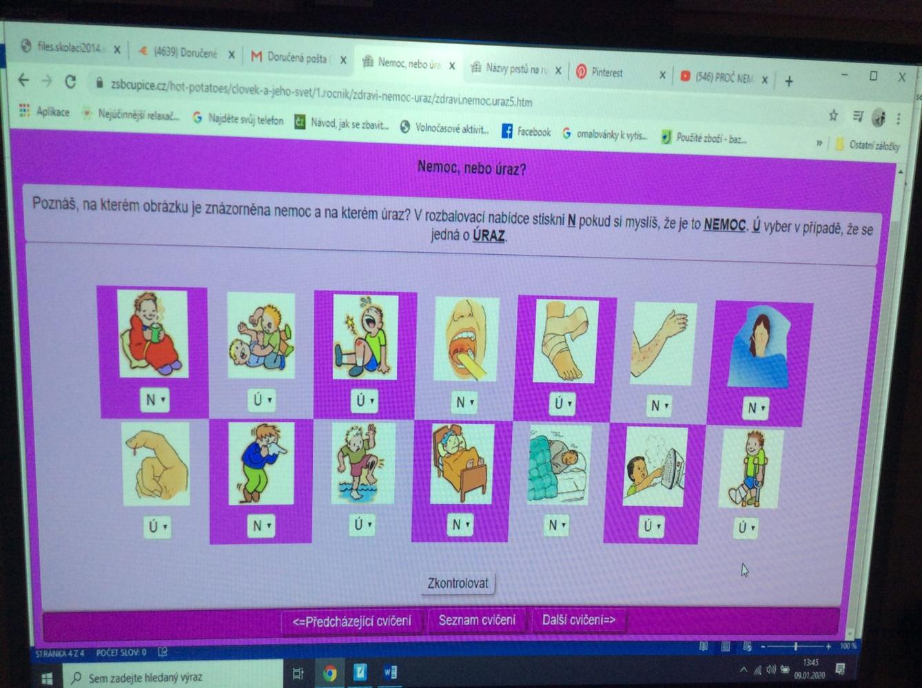 II. oddělení  LEDEN - 19