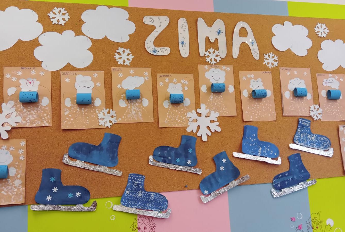 zimní tvoření- dráčci - 2