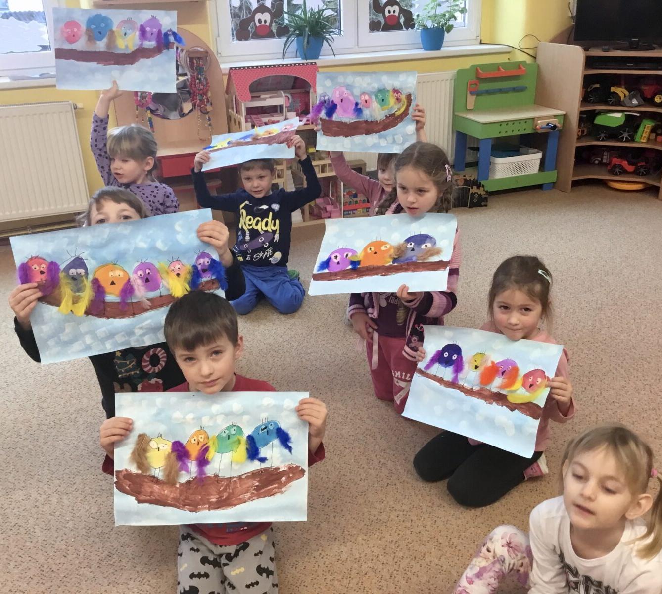 sovičky: ,,zvířata a ptáci v zimě" - 8