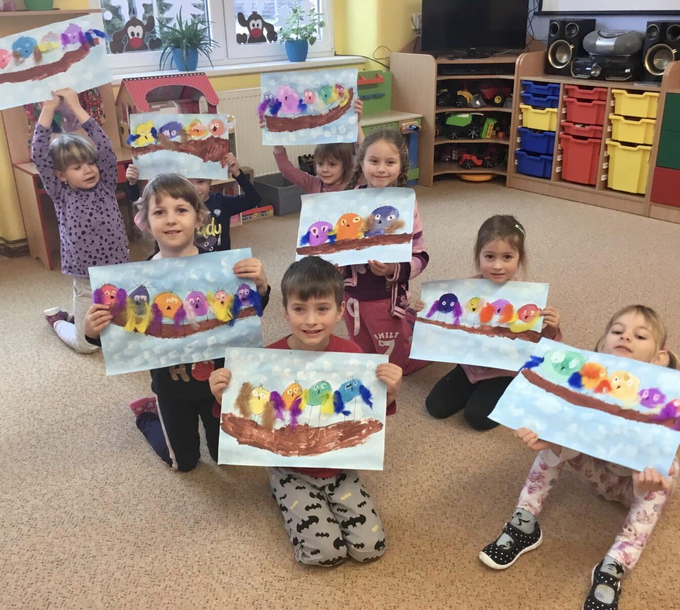 sovičky: ,,zvířata a ptáci v zimě" - 9