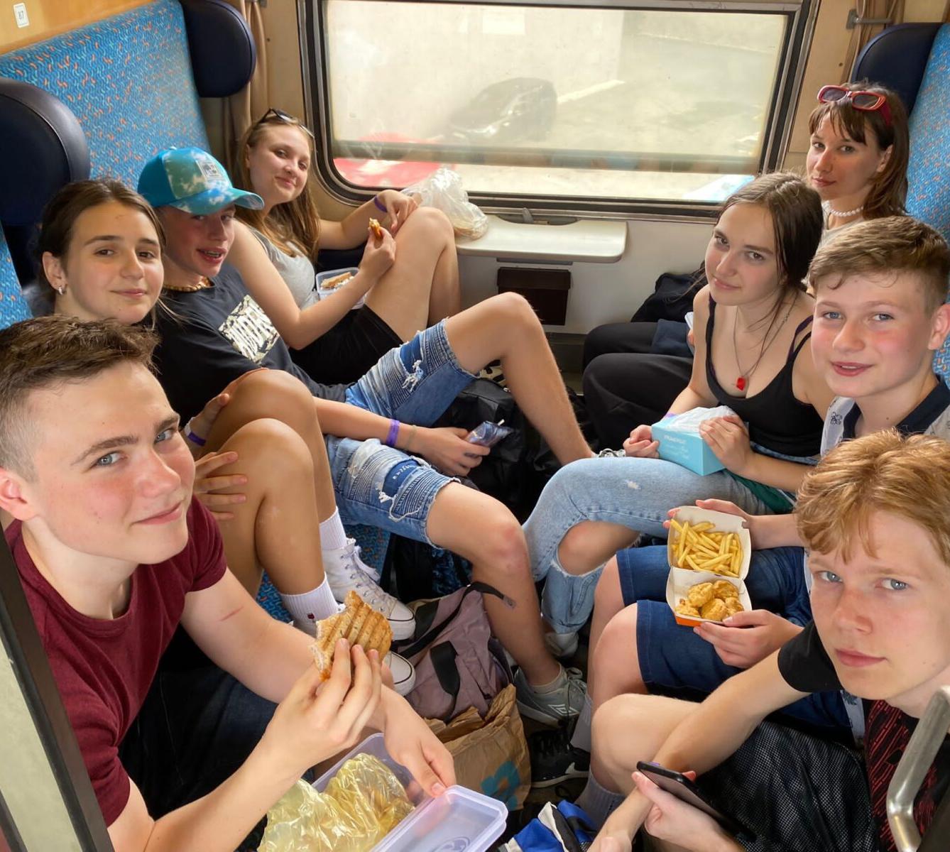 8. třída na výletě - 1