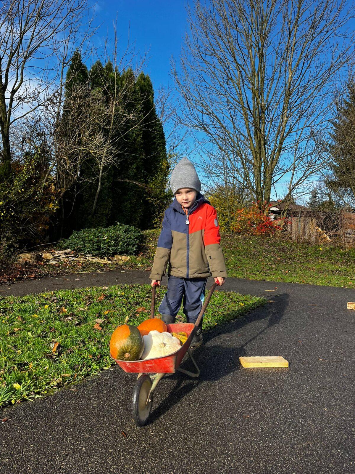 podzimní hry na zahradě - 5