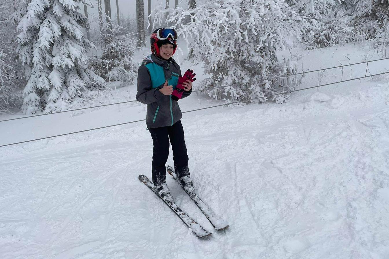 Lyžařský výcvik - Šerlišský mlýn, den 1.