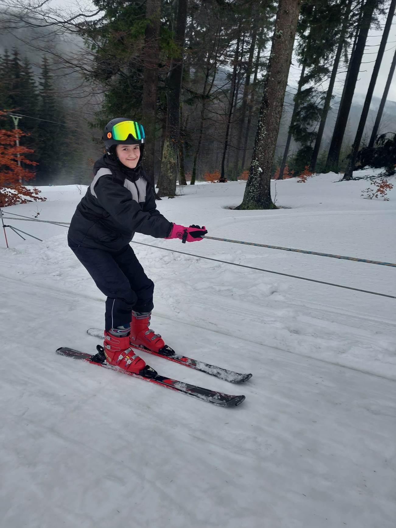 Lyžařský výcvik - 1. den - 2