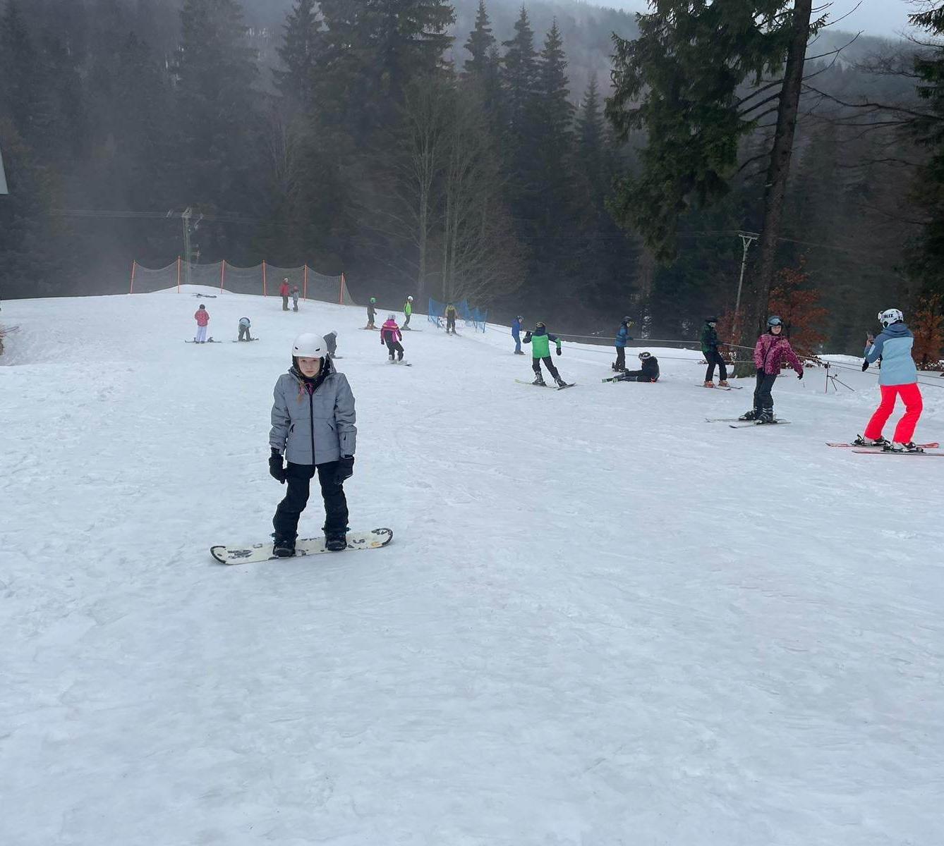 Lyžařský výcvik - 1. den - 4