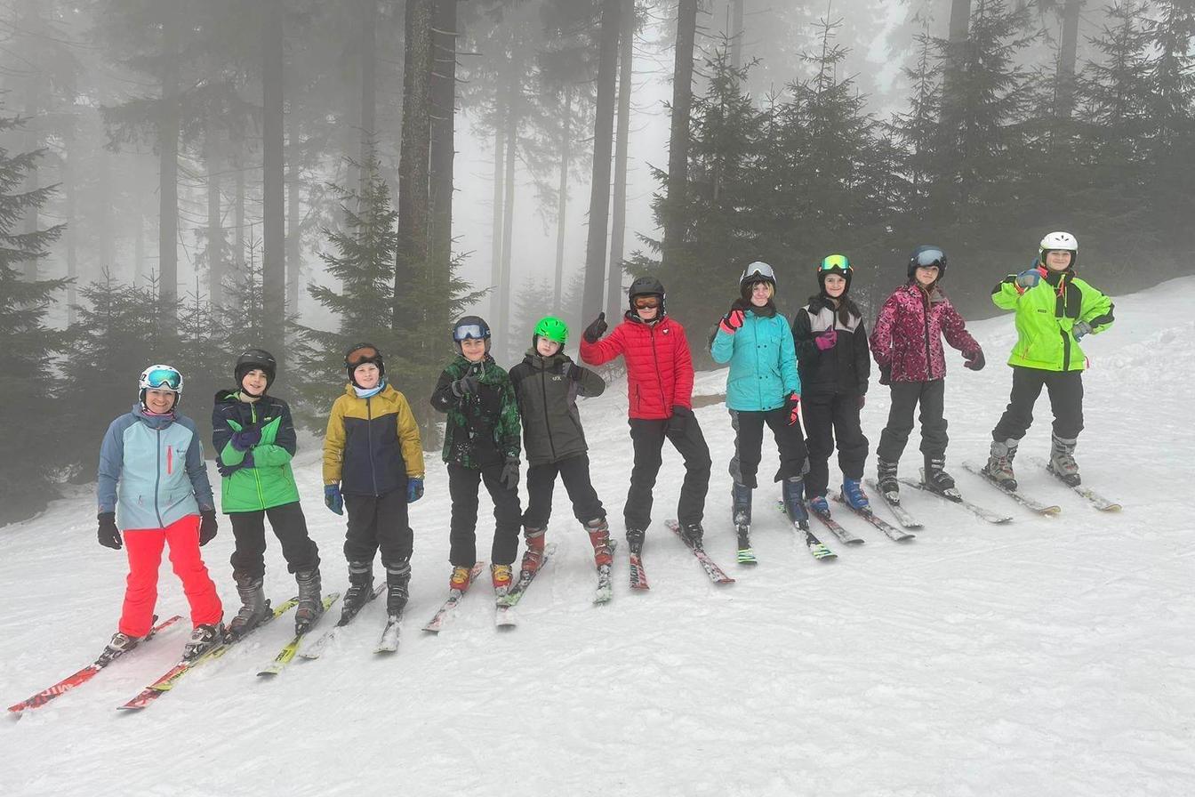 Lyžařský kurz 2. den