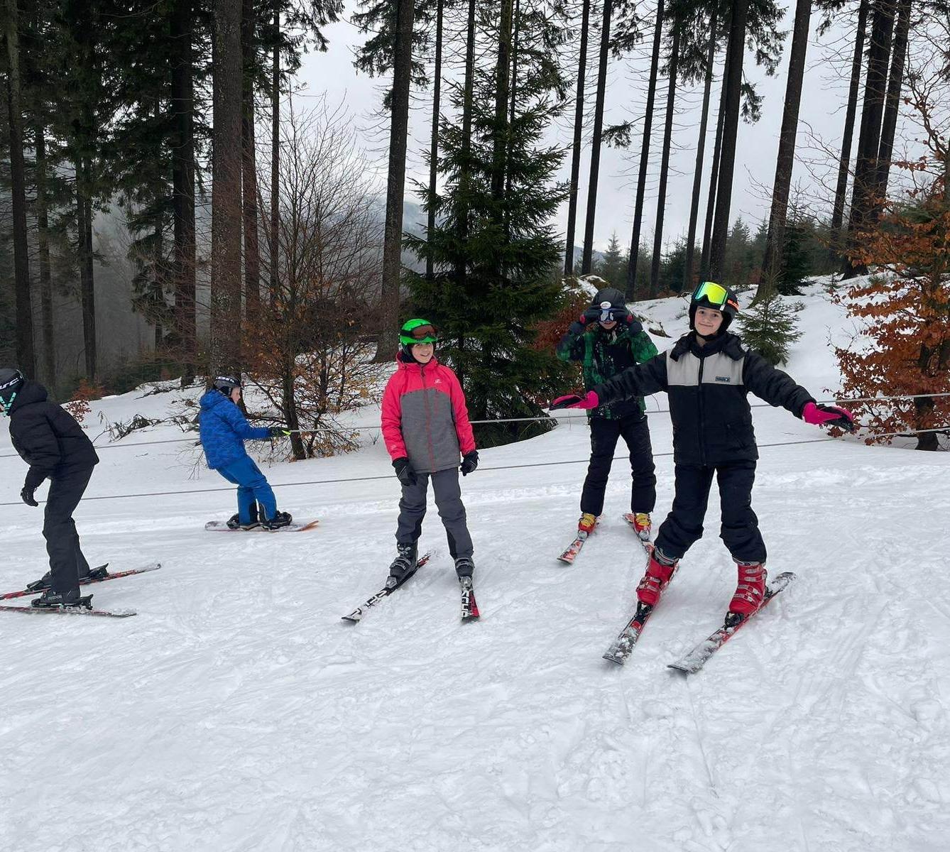 Lyžařský výcvik - 1. den - 20