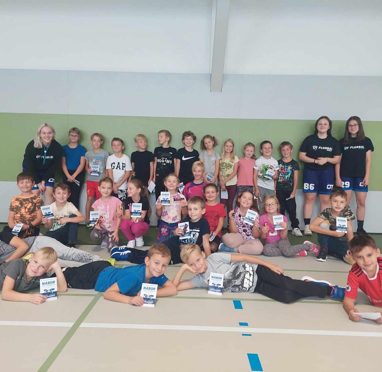 Florbalové nábory na 1. stupni - 1