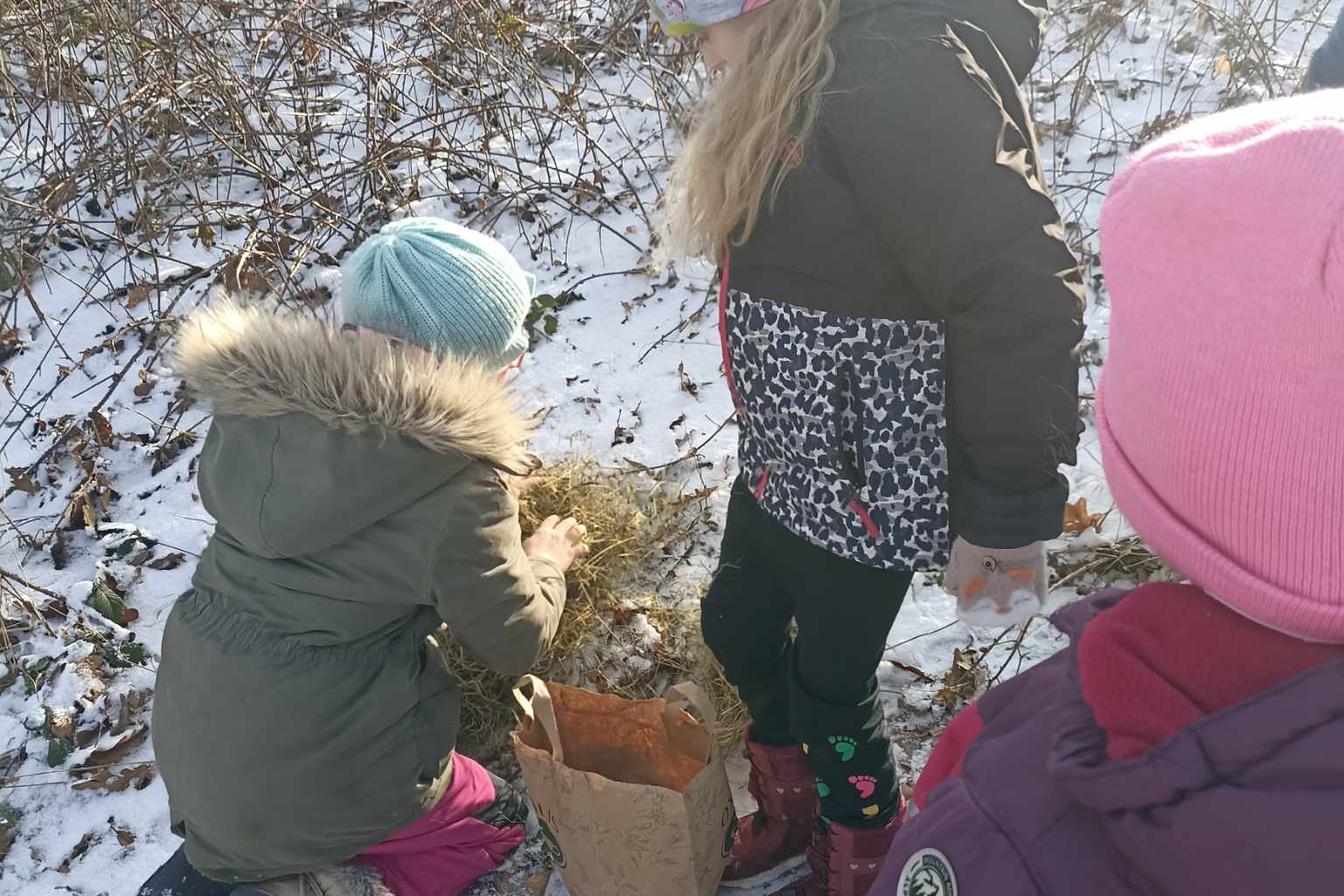 Krmení zvířat - naučná stezka