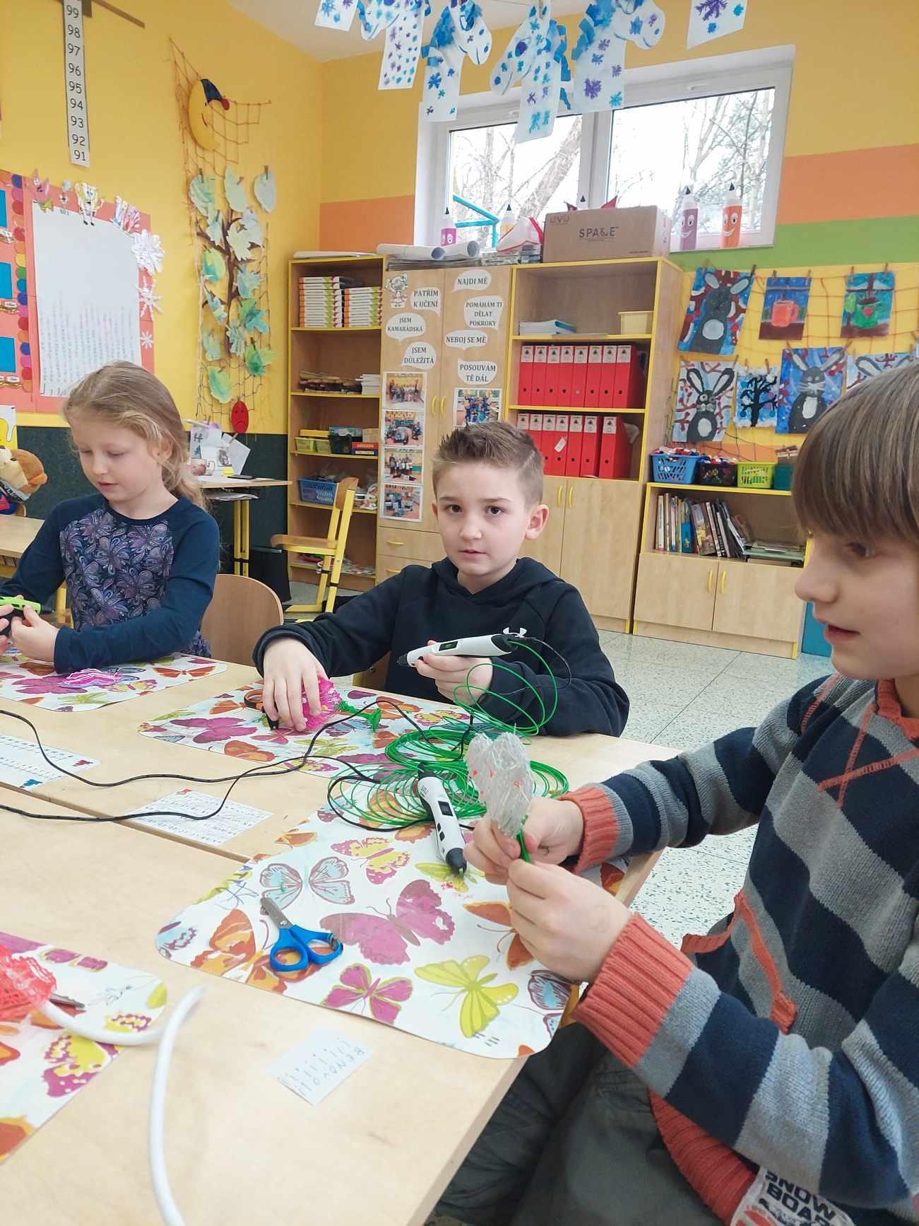 Práce s 3D pery - druháci - 2