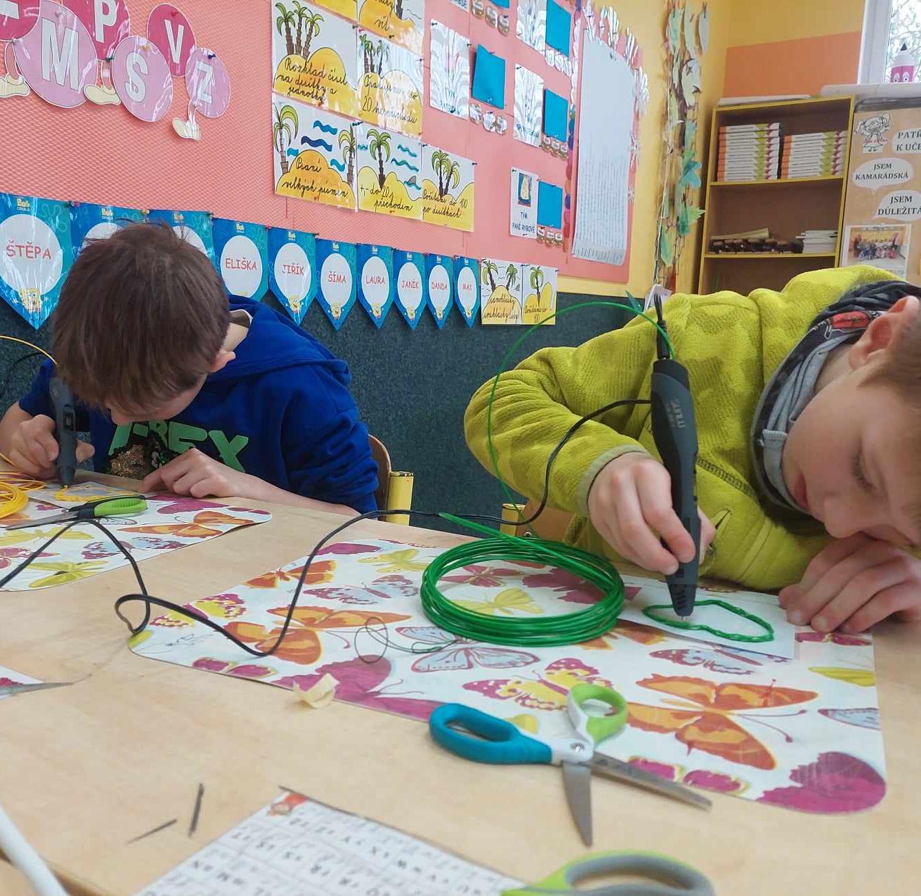 Práce s 3D pery - druháci - 4