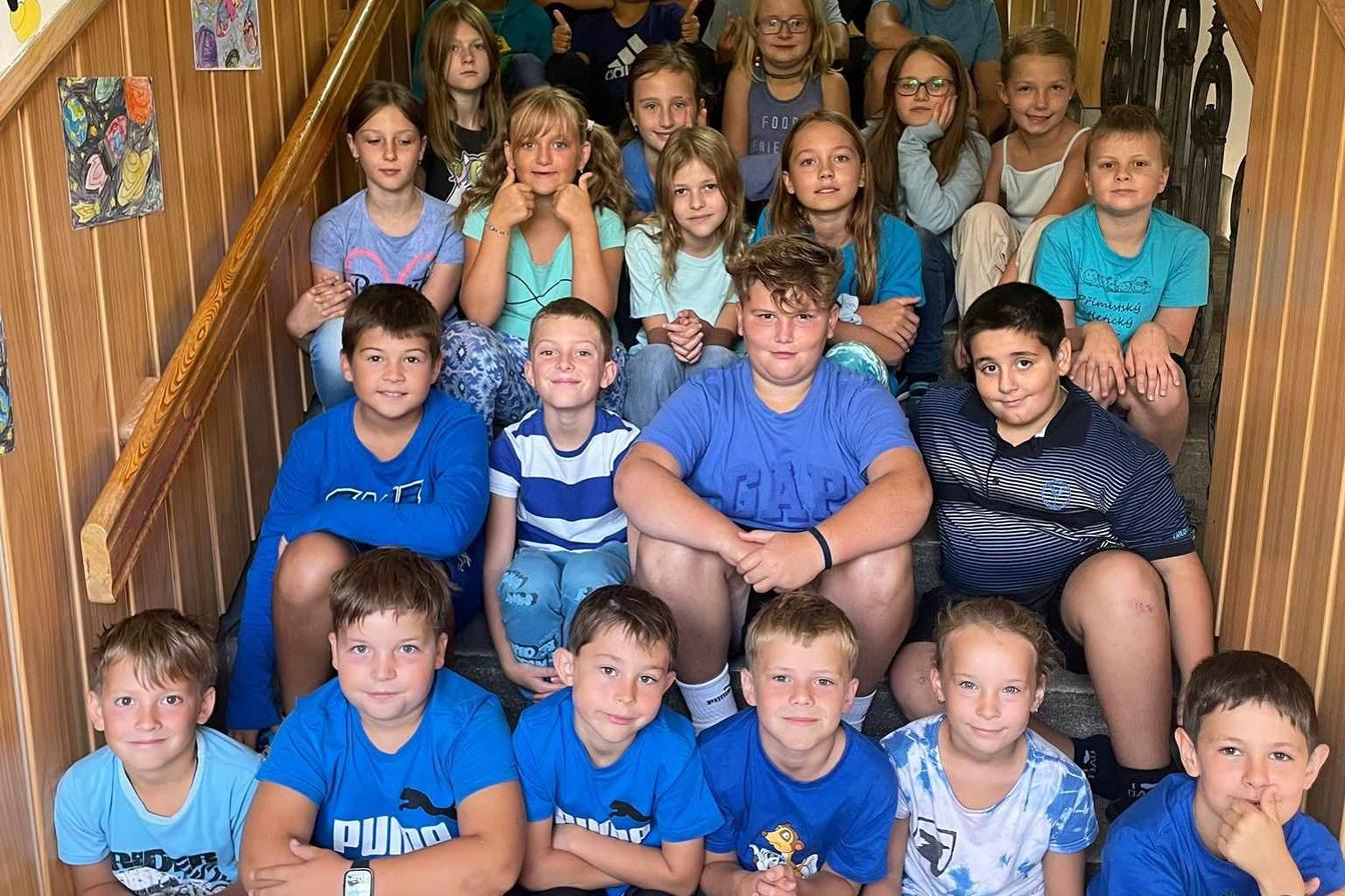 Barevný týden - modrá středa