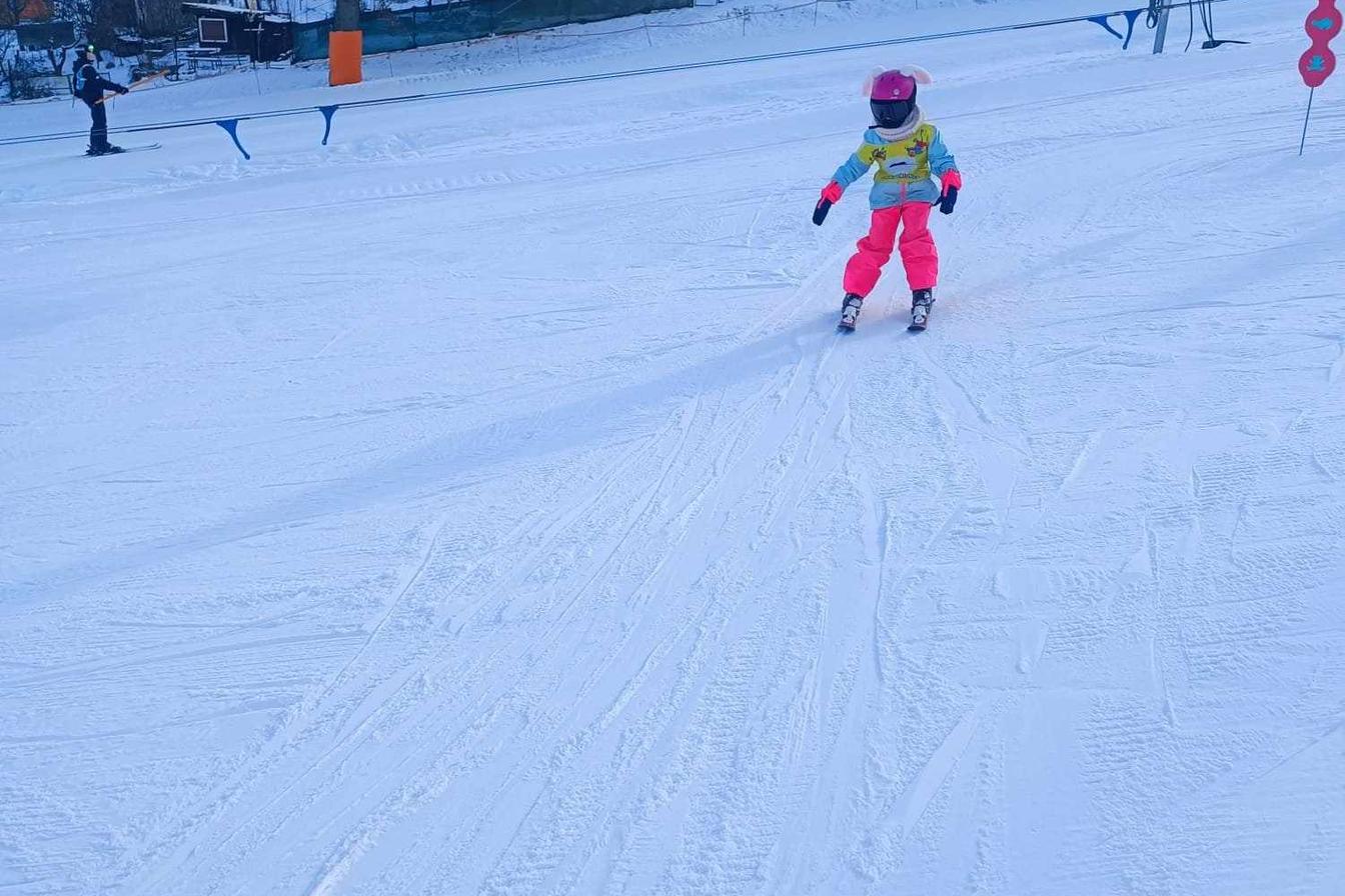 Závěrečná lyžařská školička na Pekláku