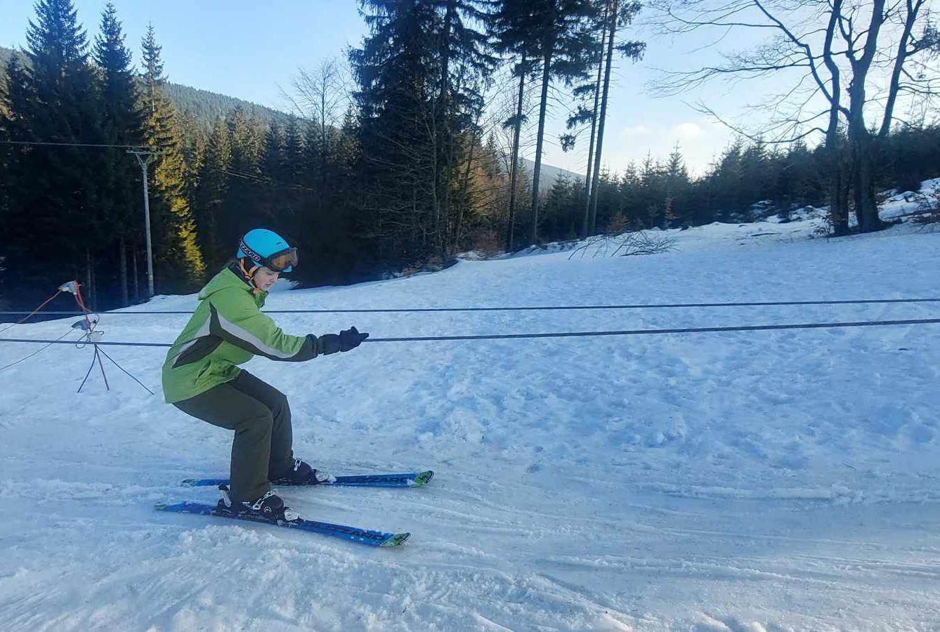 Lyžařský výcvik - pondělí - 4