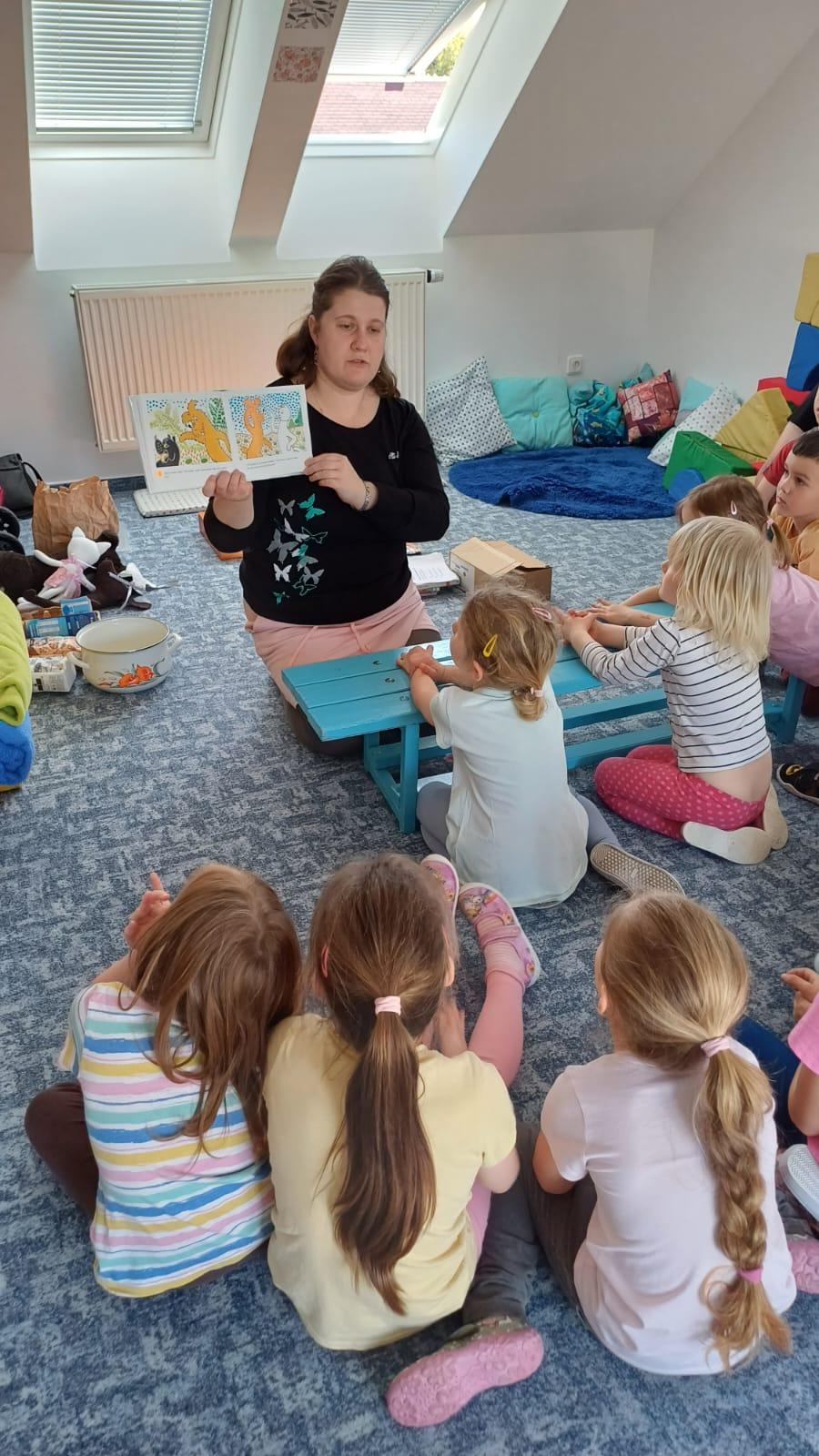 čtenářská gramotnost - jak pejsek s kočičkou dělali dort - 4