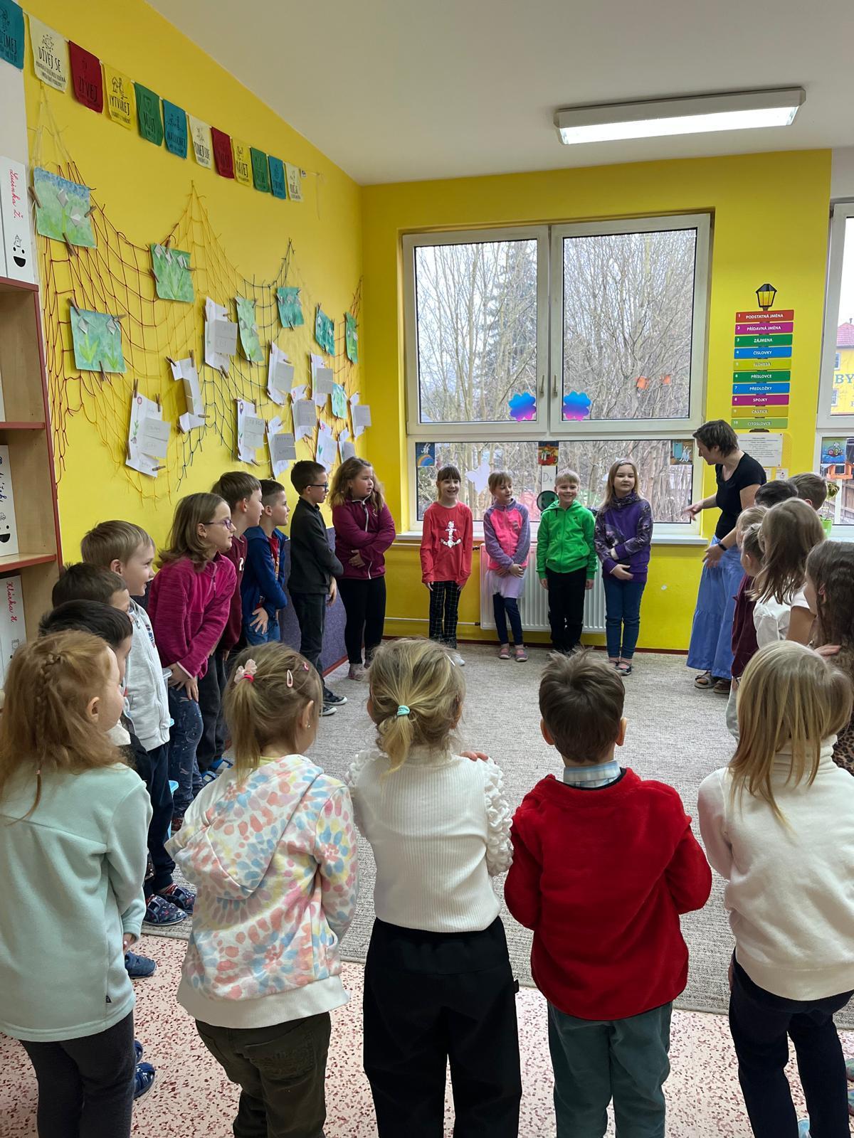 předškoláci - návštěva ZŠ - 9