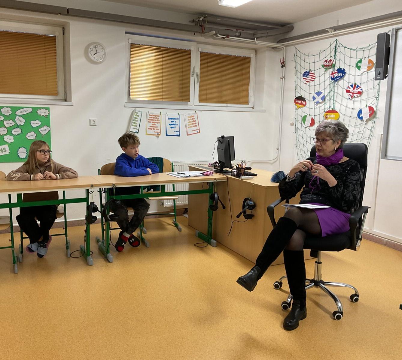 Setkání členů Žákovského parlamentu s paní ředitelkou - 5