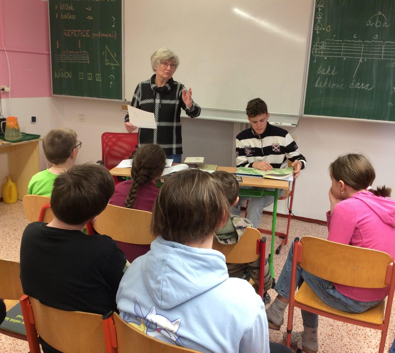 Beseda Žákovského parlamentu s paní Blankou Urbanovou - 4