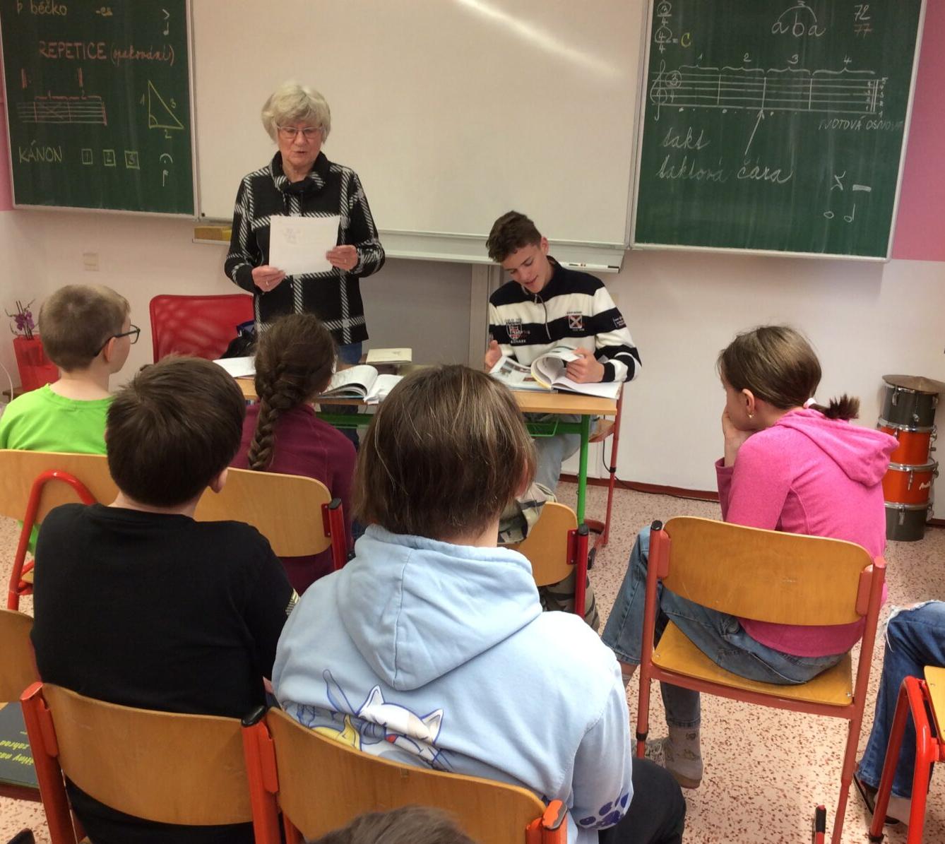 Beseda Žákovského parlamentu s paní Blankou Urbanovou - 5