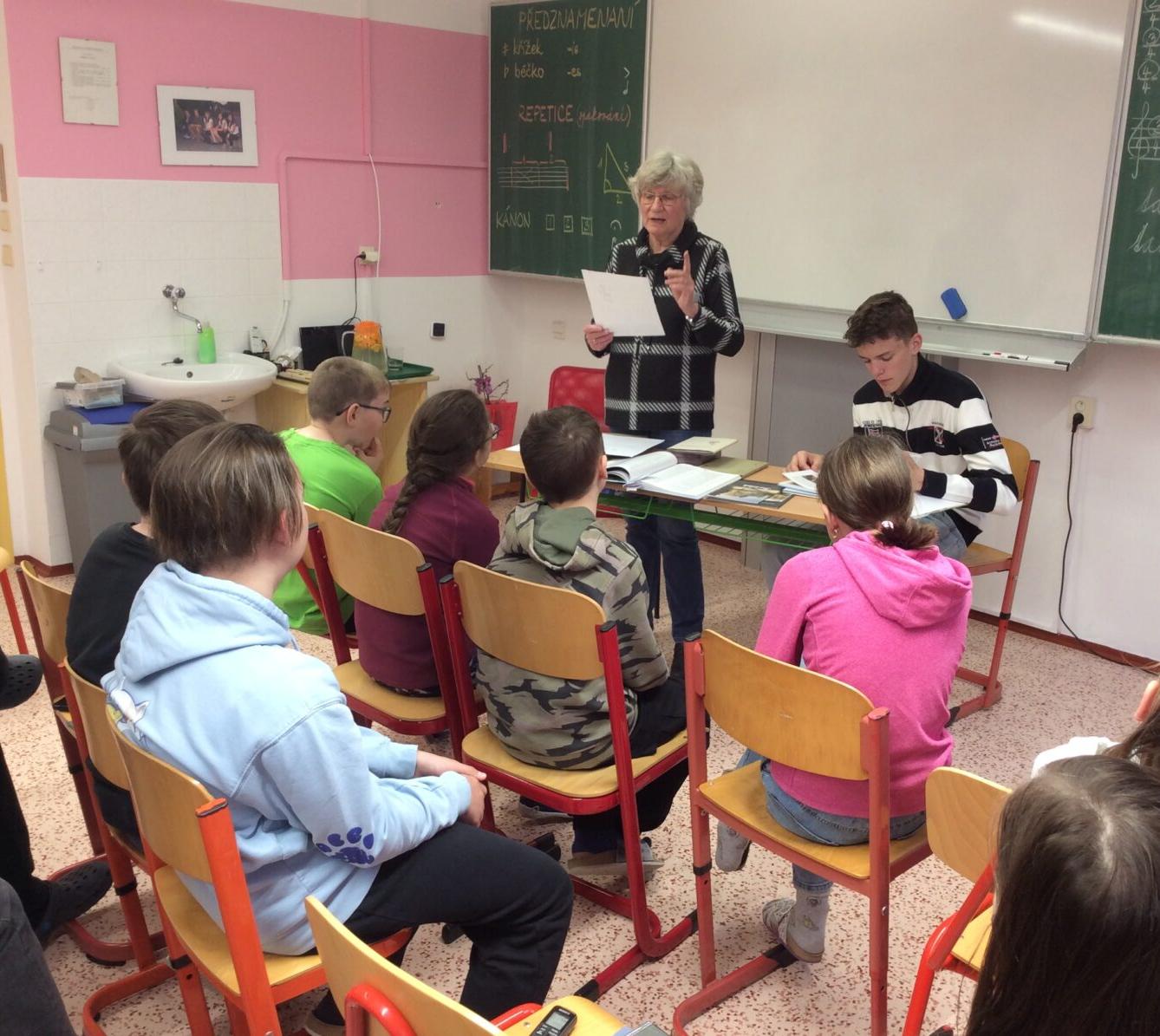 Beseda Žákovského parlamentu s paní Blankou Urbanovou - 6