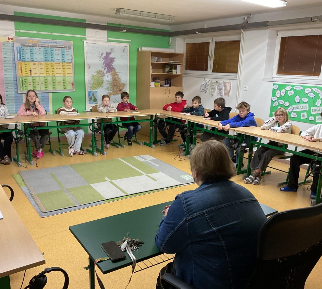 Setkání členů Žákovského parlamentu s paní ředitelkou - 2