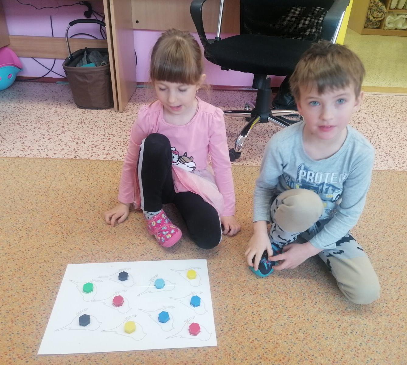 společná práce- "Zvířátka a ptáčci v zimě" :-) - 1