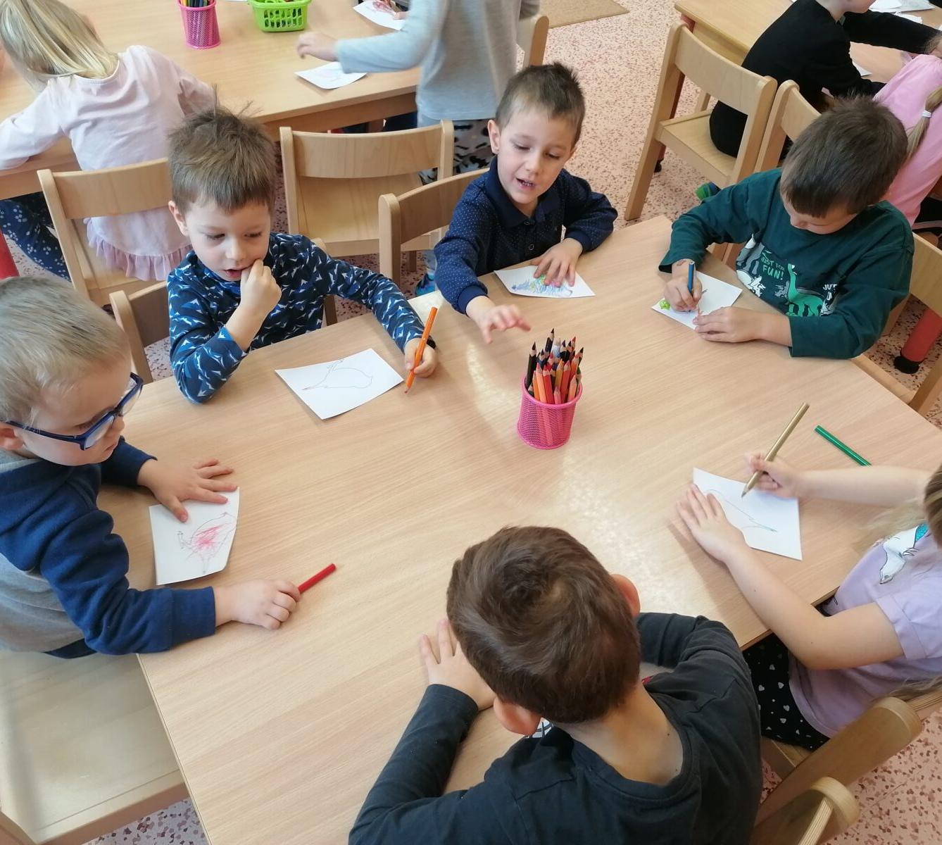 společná práce- "Zvířátka a ptáčci v zimě" :-) - 25