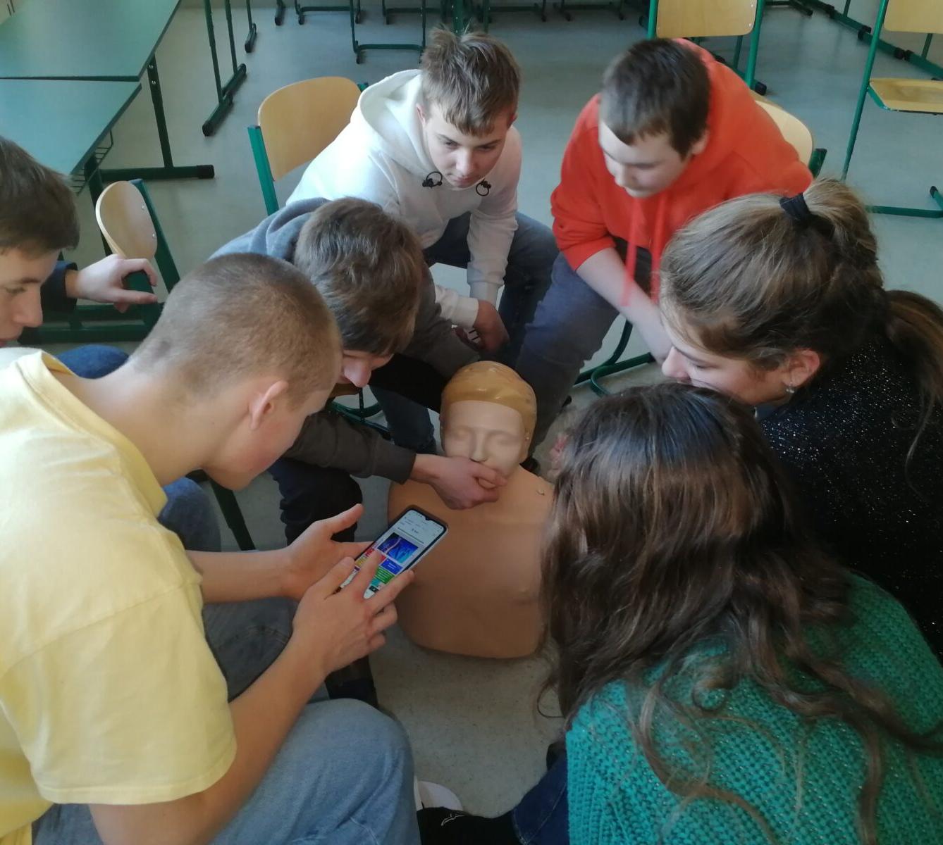 První pomoc v 8. třídě - 5