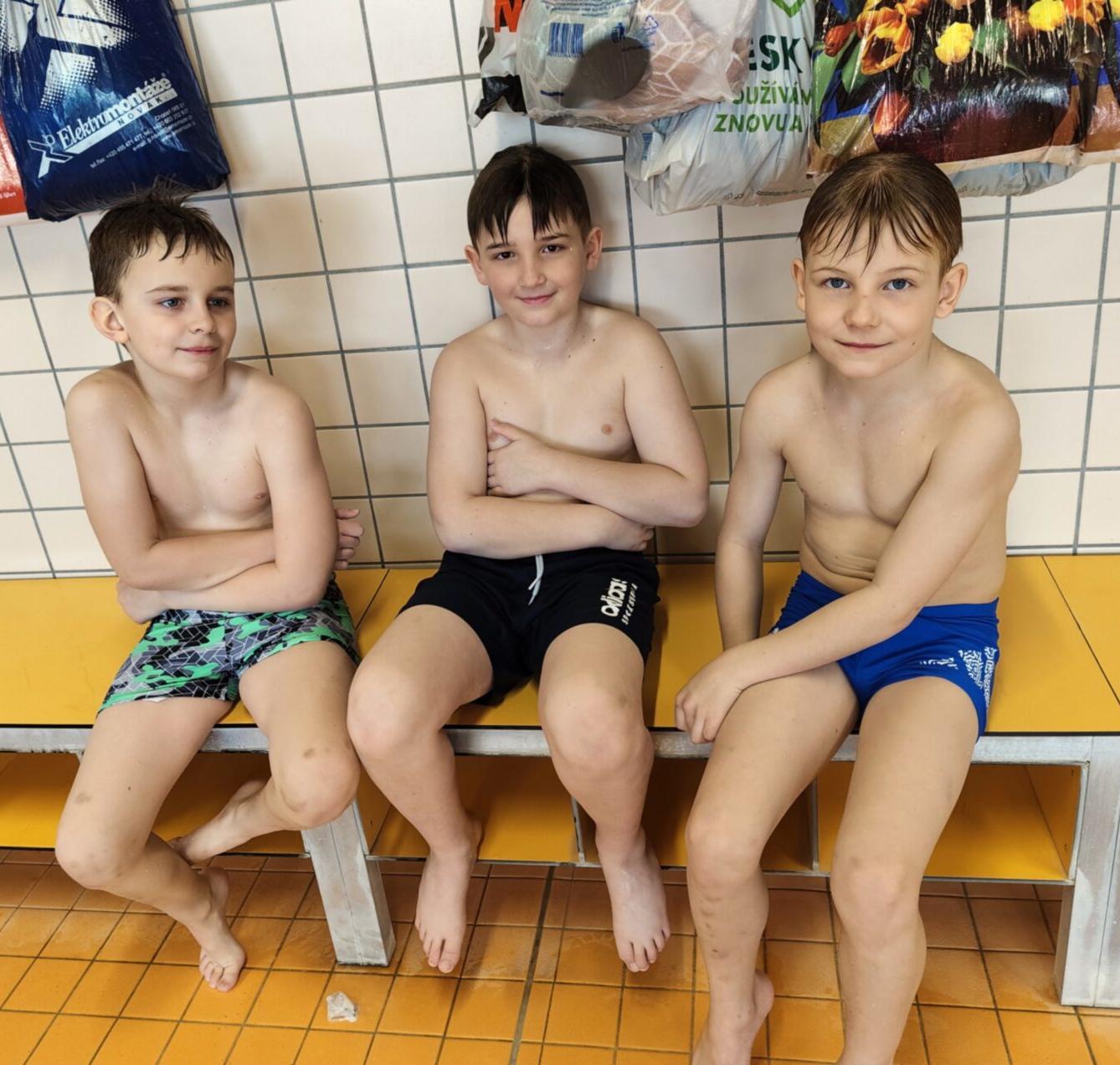 18. 3. Plavecký výcvik - 2. třída, 3. A, 3. B - 2