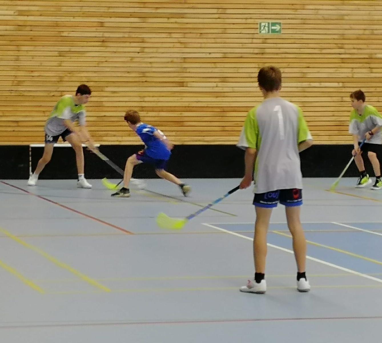 okresní kolo ve florbale - 1