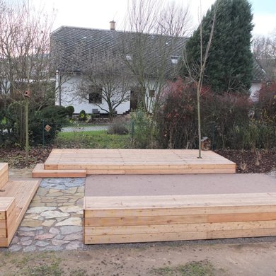 Přírodní úprava zahrady Mateřské školy Korálek v Libchavách